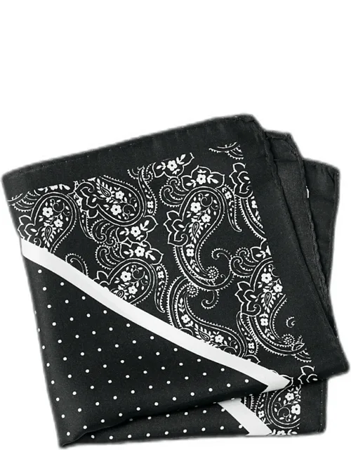 Paisley Silk Pocket Square