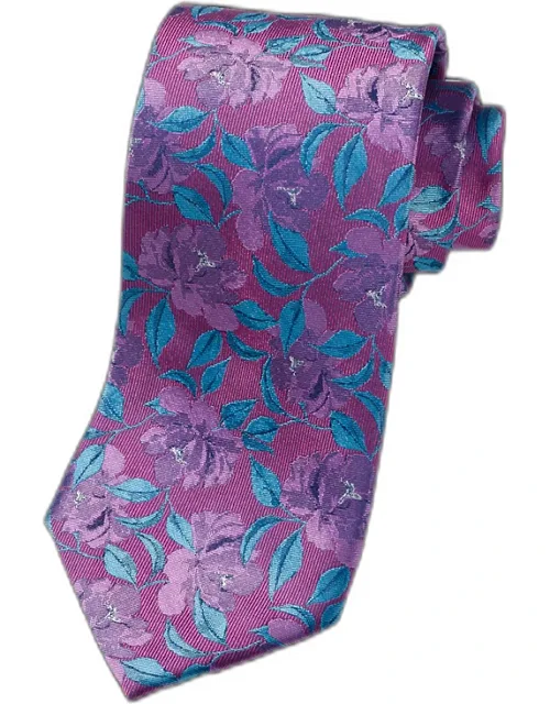 Floral Woven Silk Tie