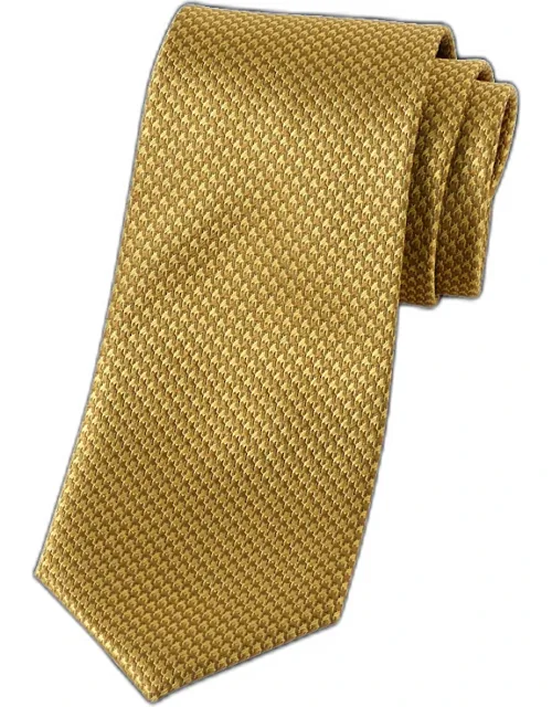 Houndstooth Woven Silk Tie