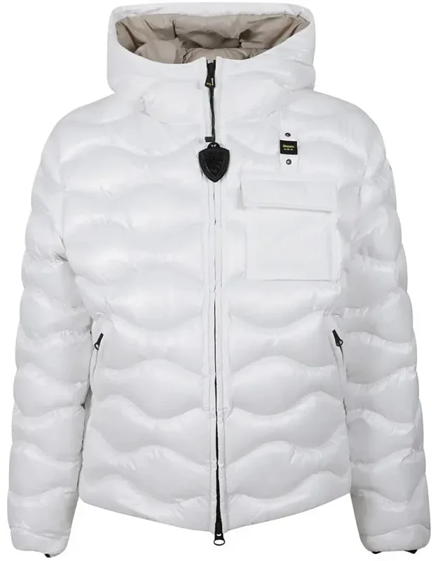 Quilted Puffer Jacket With Hood