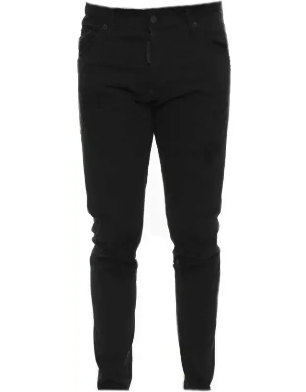 Black Bull Skater Jeans, Distressed Details