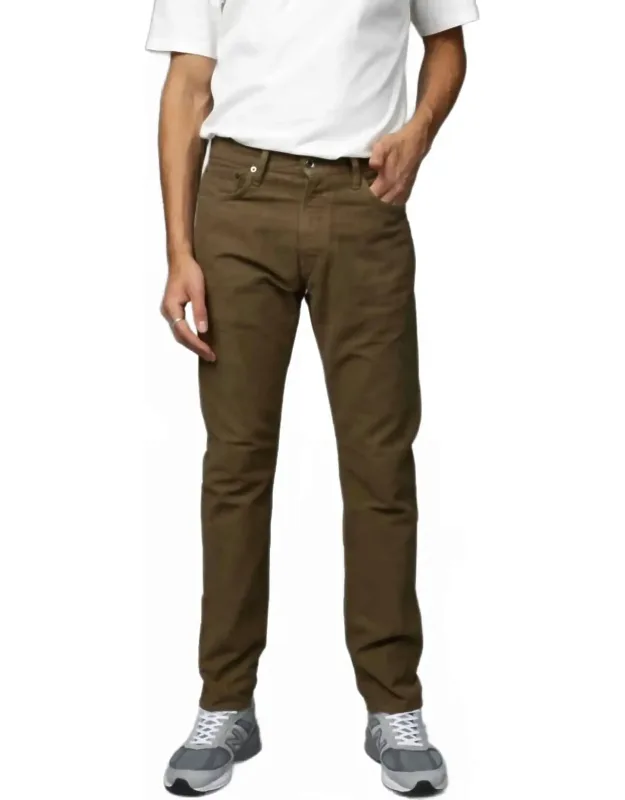 Tapered Moleskin Jeans