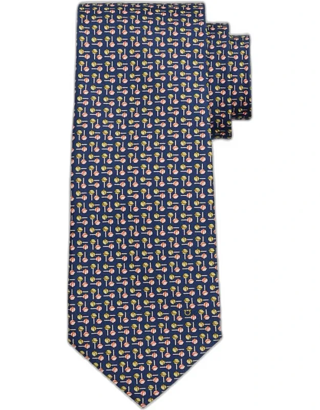 Micro-lollipop Print Tie