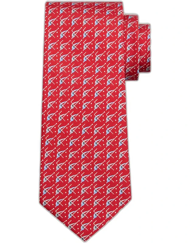 Geometric-print Tie