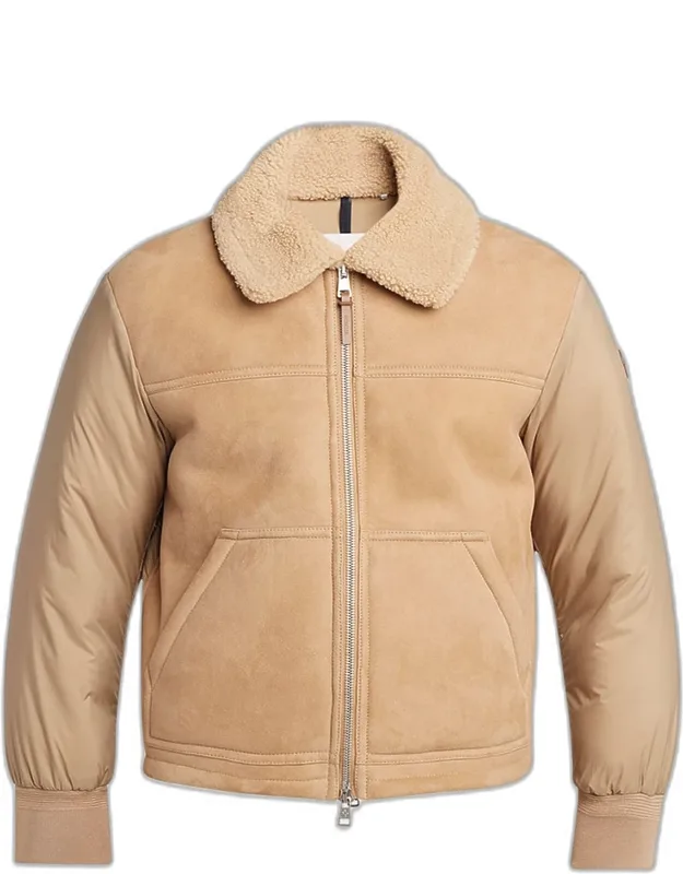 Tonnay Leather And Down Quilted Jacket