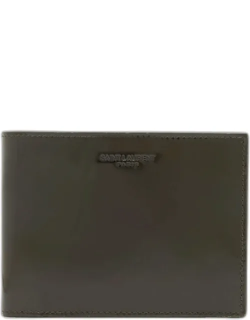 East-west Bifold Leather Wallet