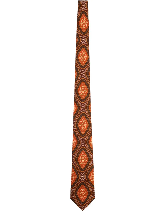 Tie With Medallion Pattern