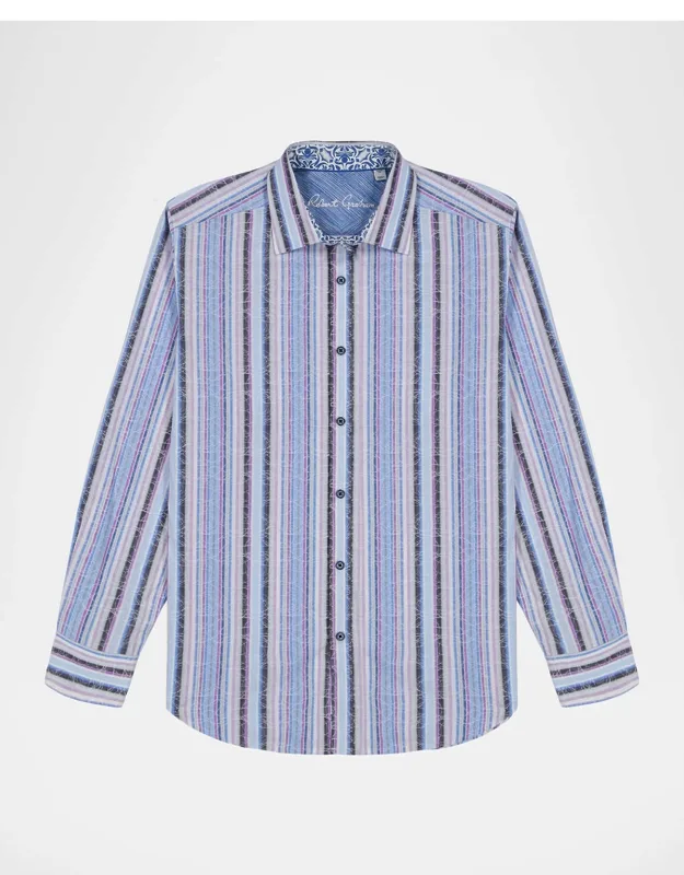 Drakeswood Stripe Jacquard Button-down Shirt