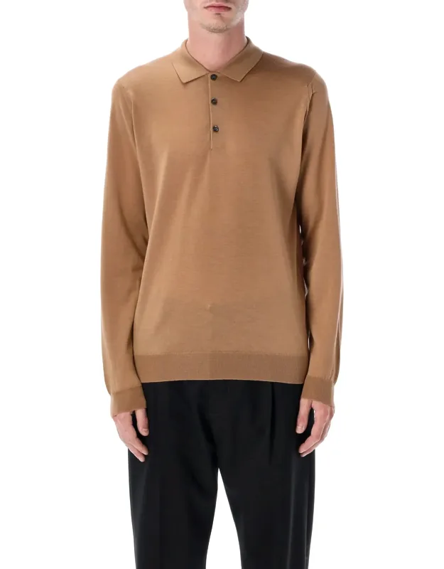 Extra Fine Merino Wool Polo Shirt