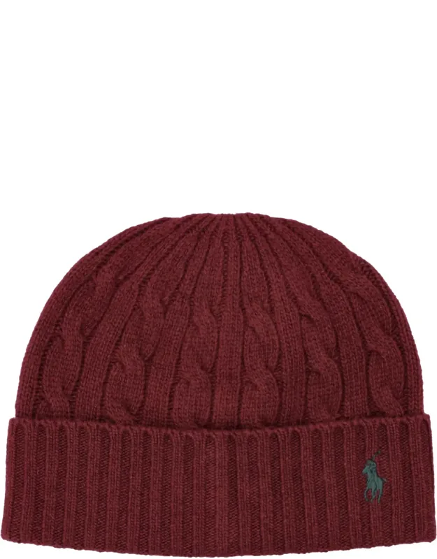 Wool-blend Cable-knit Beanie