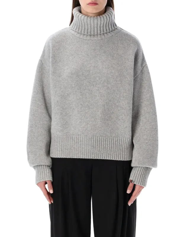 N°434 Crop Xtra Cashmere Turtleneck Sweater