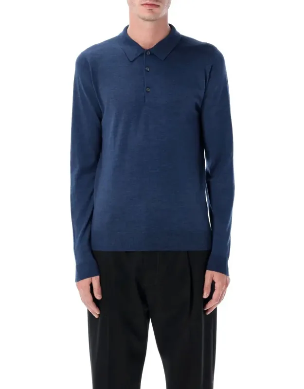 Extra Fine Merino Wool Polo Shirt