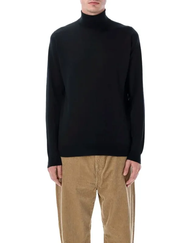 Extra Fine Merino Wool Roll Neck Jumper