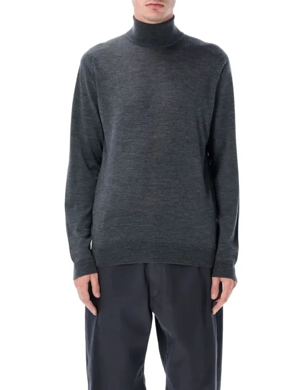 Extra Fine Merino Wool Roll Neck Jumper