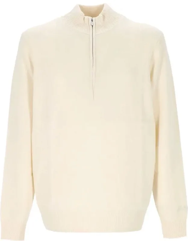 Jermyn Lambswool Zip-up Turtleneck Sweater