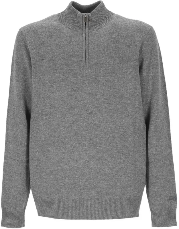 Jermyn Lambswool Zip-up Turtleneck Sweater