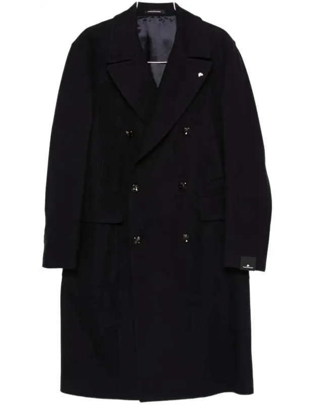 Tagliatore Double-breasted Button Fastening Notched Lapels Front Flap Pockets Long Sleeves