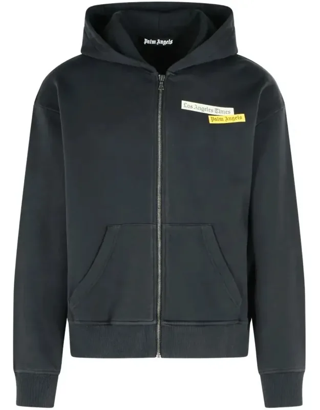 "paxlatimes News Zip Regular Hoodie"