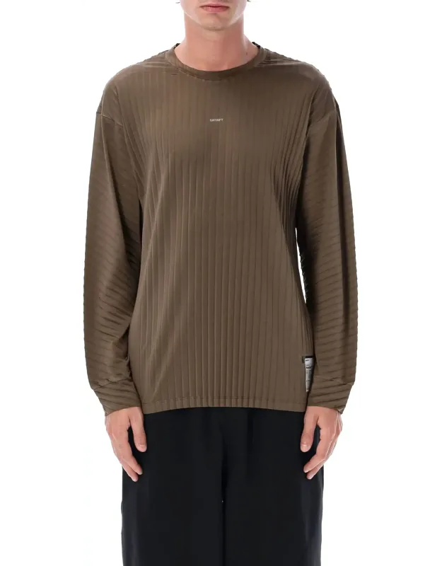 Auralite Pleated Long-sleeve T-shirt
