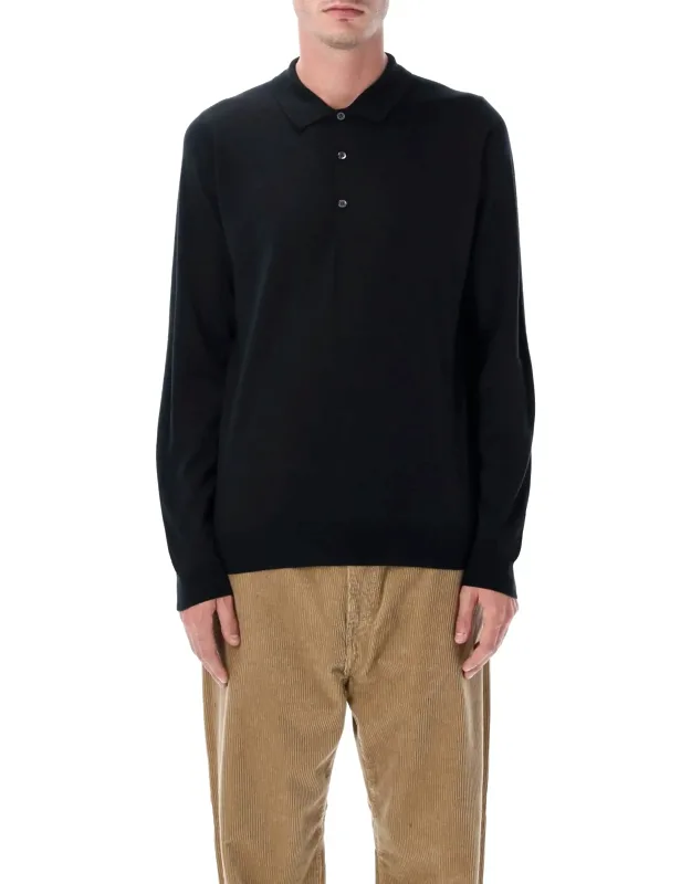 Extra Fine Merino Wool Polo Shirt