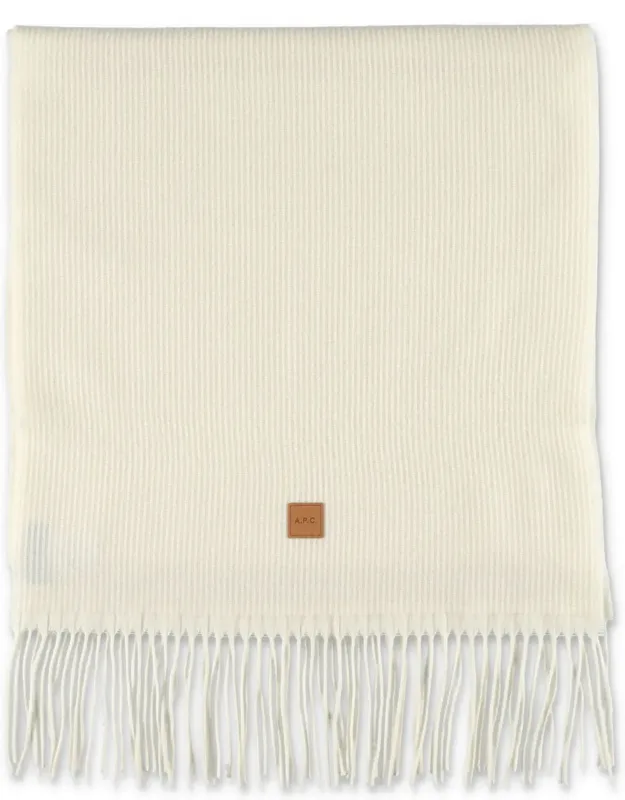 Aria Wool Scarf With Logo