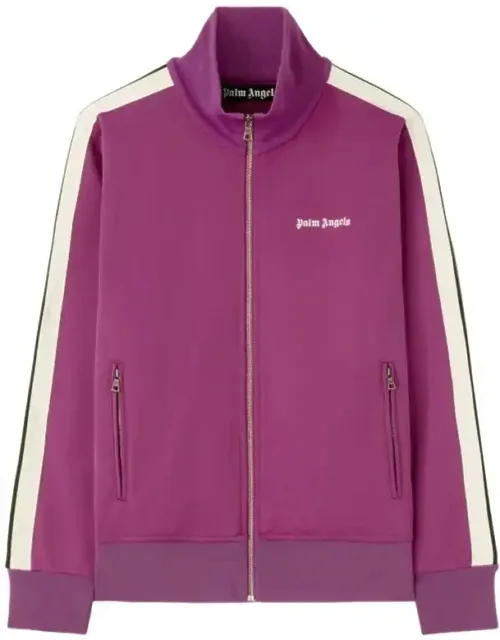 Track Sweatshirt With Embroidered Logo