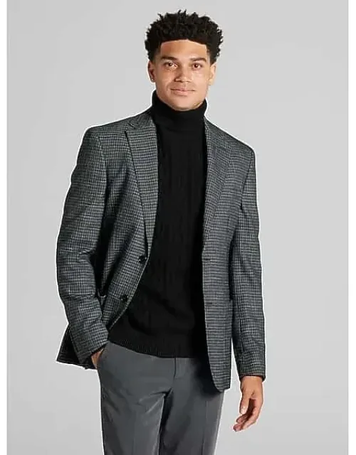 Slim Fit Check Sport Coat