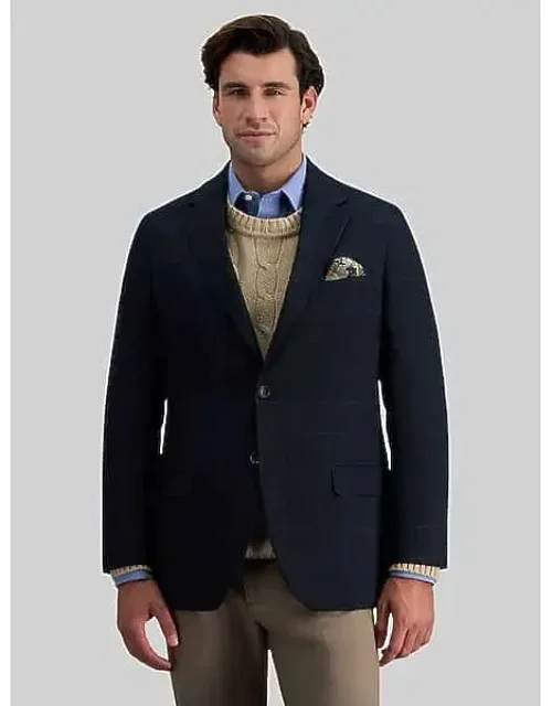 Tailored Fit Plaid Sport Coat