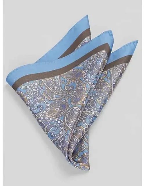 Painterly Paisley Pocket Square