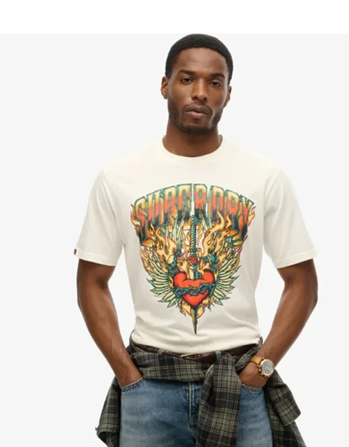 Biker Rock Graphic Loose T-shirt