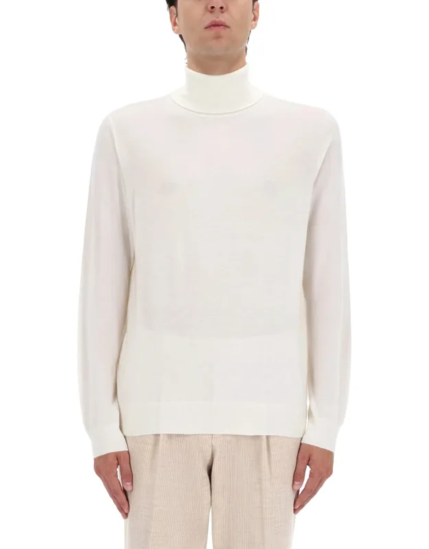 Camel Turtleneck Sweater