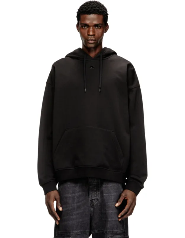 Relaxed Fit Hoodie With Kangaroo Pocket