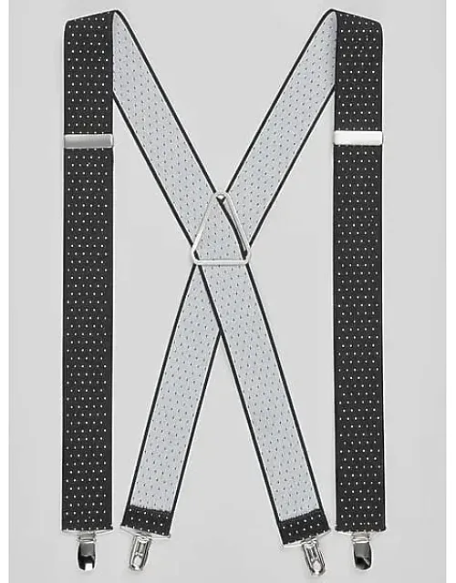 Dot Pattern Direct Clip Suspenders