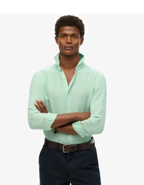 Vacation Long Sleeved Linen Shirt