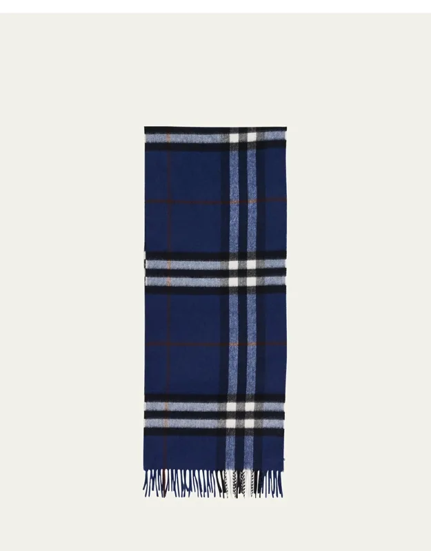 Cashmere Check Scarf