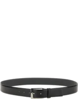 Grained Leather Belt