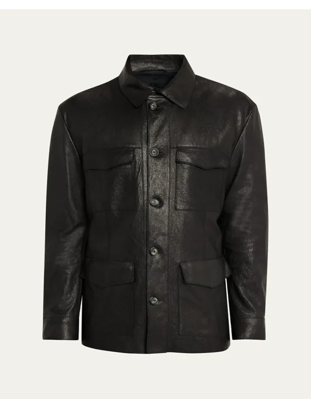 Nappa Leather Safari Jacket