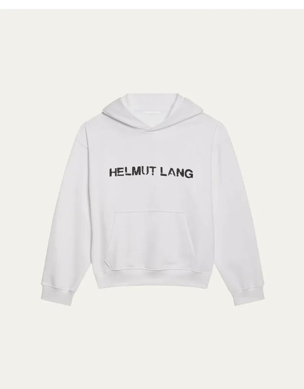 Relaxed-fit Stencil Cotton Hoodie