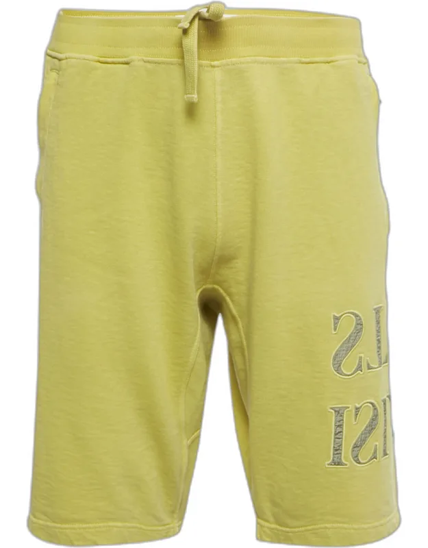 Embroidered Cotton Drawstring Shorts