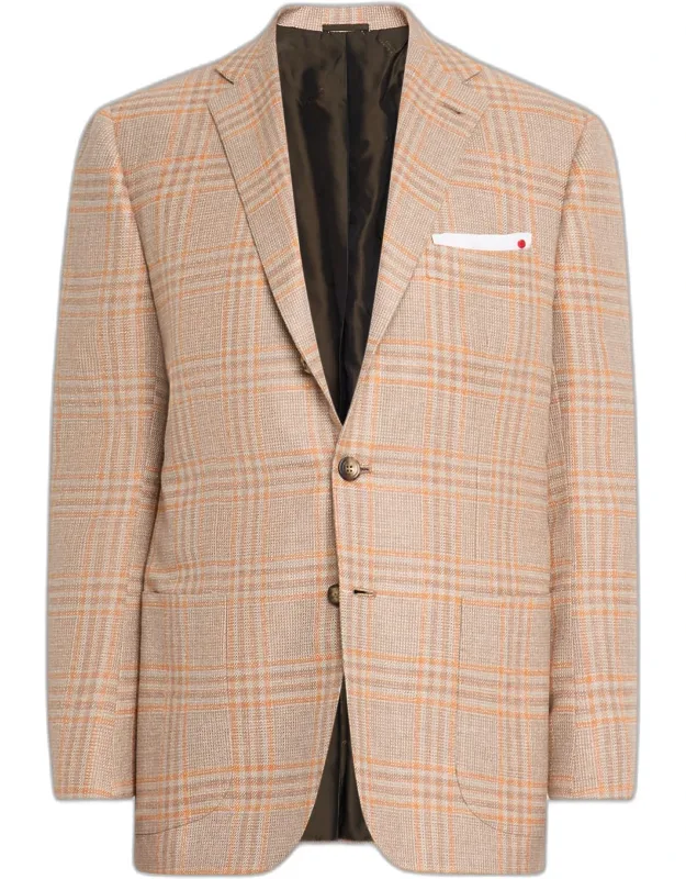 Plaid Single-breasted Sport Coat