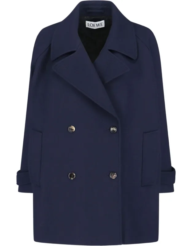 Double-breasted Wool Coat