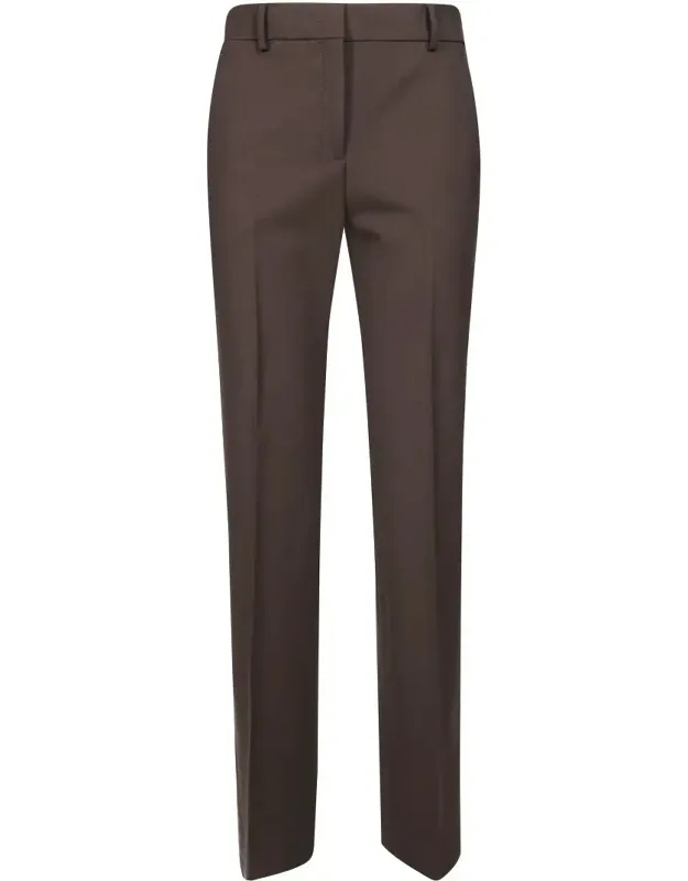 Mid-rise Straight-leg Trousers