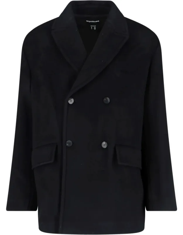 Double-breasted Short Coat