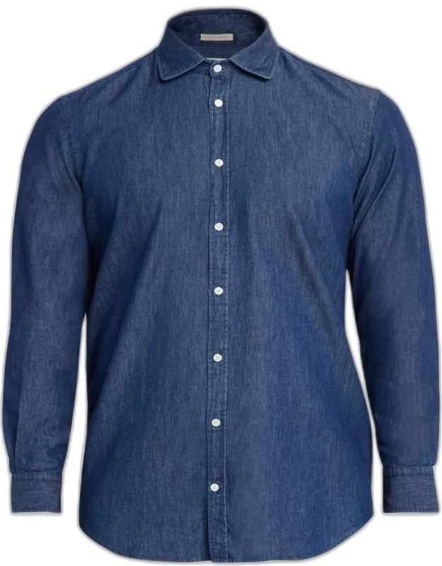Classic-fit Denim Western Shirt