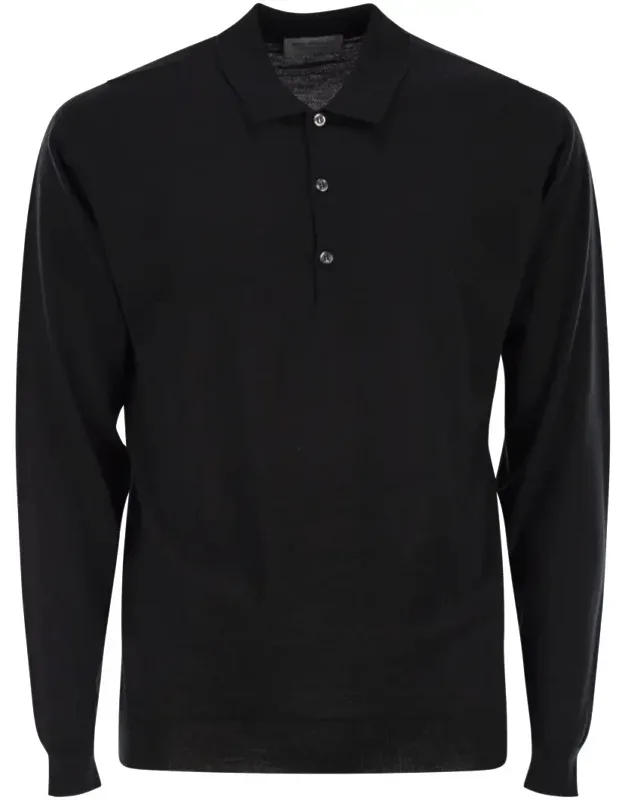 Extra-fine Merino Wool Polo Shirt