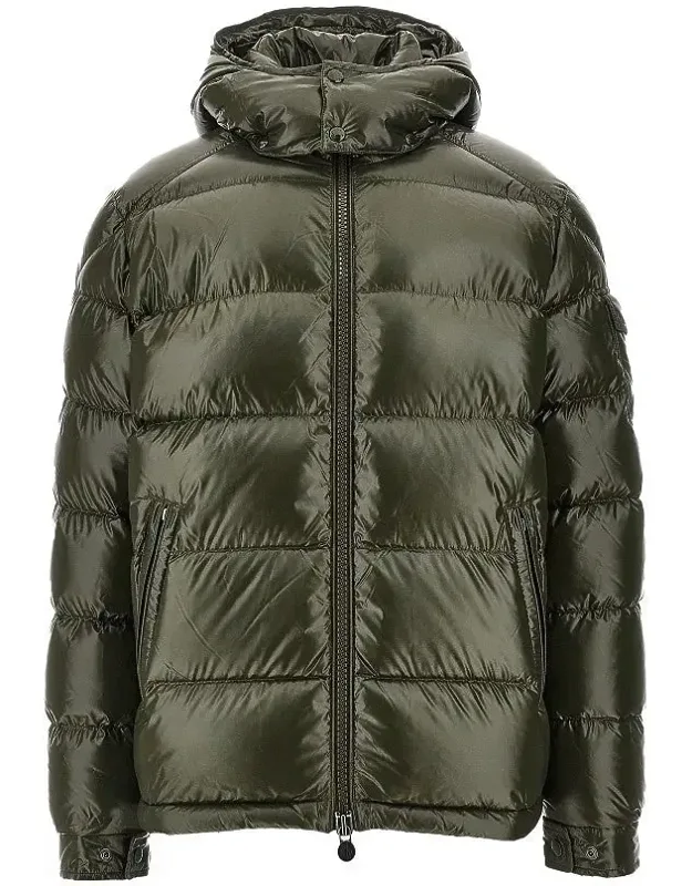 'moncler Maya Hooded Down Jacket Ii With Detachable Hood And Adjustable Elasticated Cuffs'