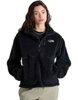Hanagita High Pile Fleece Quarter-zip Jacket