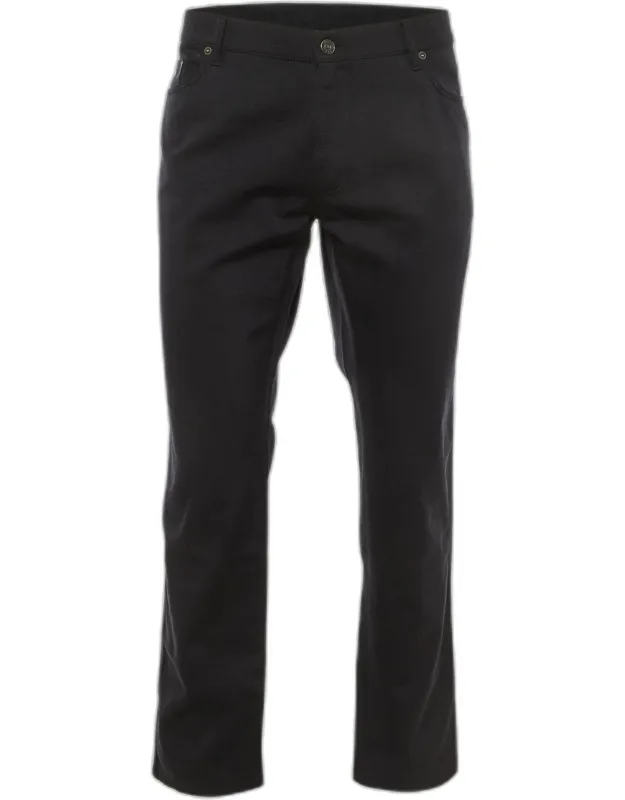 Wool Blend Straight Fit Jeans