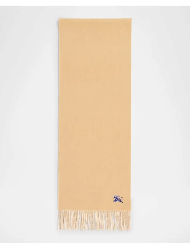 Reversible Cashmere Scarf With Ekd Embroidery