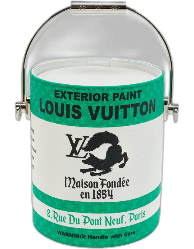 Monogram Canvas Paint Can Bag